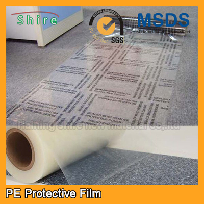 Custom Plastic Floor Covering Roll Protective Plastic Film For Carpets